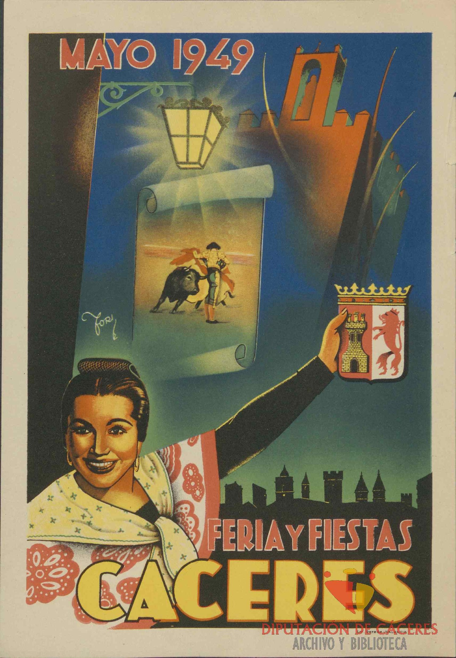 Plakat für ein mexikanisches Festival mit einer Frau mit menschlichem Gesicht und Text mit Festivaldetails.