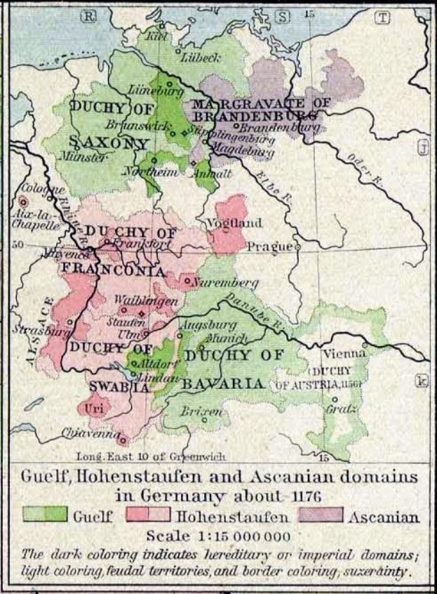 Eine historische Deutschlandkarte aus dem Jahr 1776, die das Ausmaß des Deutschen Reichs mit detaillierten Texten und numerischen Anmerkungen zeigt.